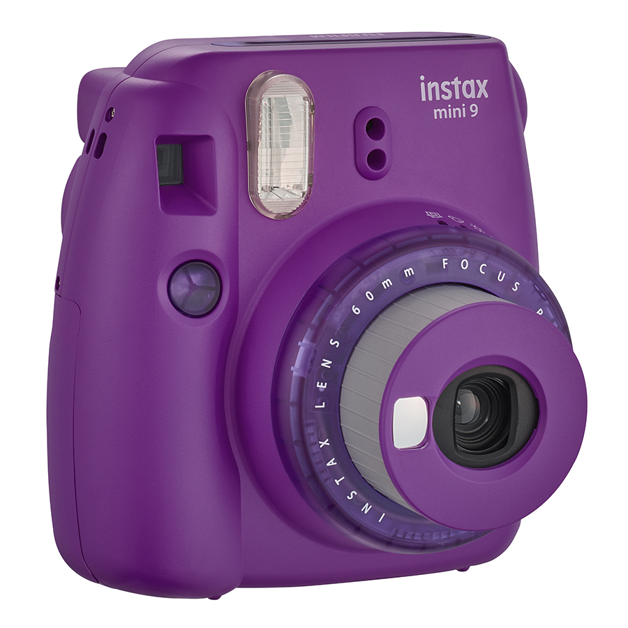 Máy Ảnh Selfie Lấy Liền Fujifilm Instax Mini 9 Clear Purple - Hàng Chính Hãng