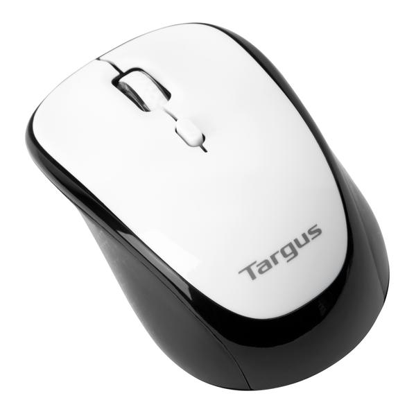 Chuột máy tính không dây Targus W620 Wireless 4-Key BlueTrace Mouse (White) AMW62001AP-52 - Hàng chính hãng