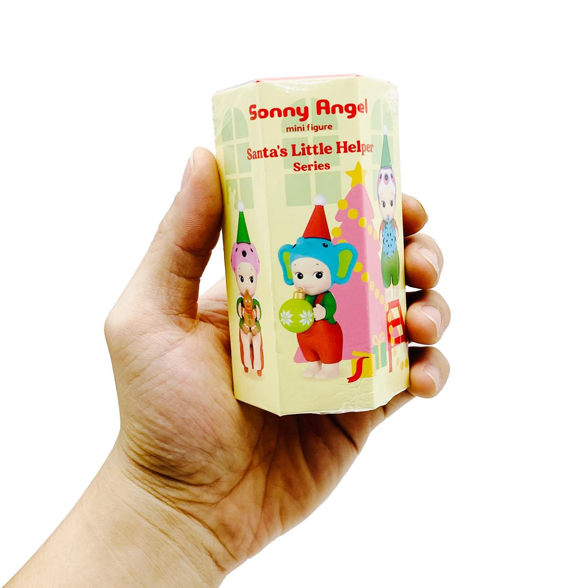 Blindbox Mô Hình Trang Trí Mini - Sonny Angel - Santa's Little Helper Series - Smiski