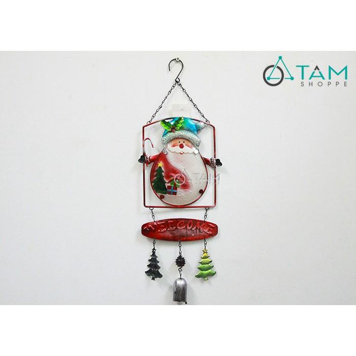 Bảng treo cửa Giáng sinh Vintage bằng thiếc số 33