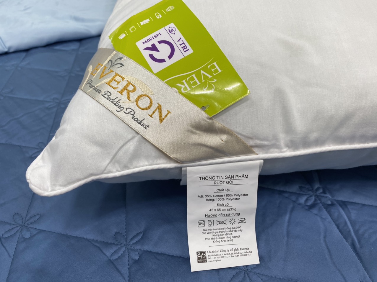 Ruột gối nằm Everon White