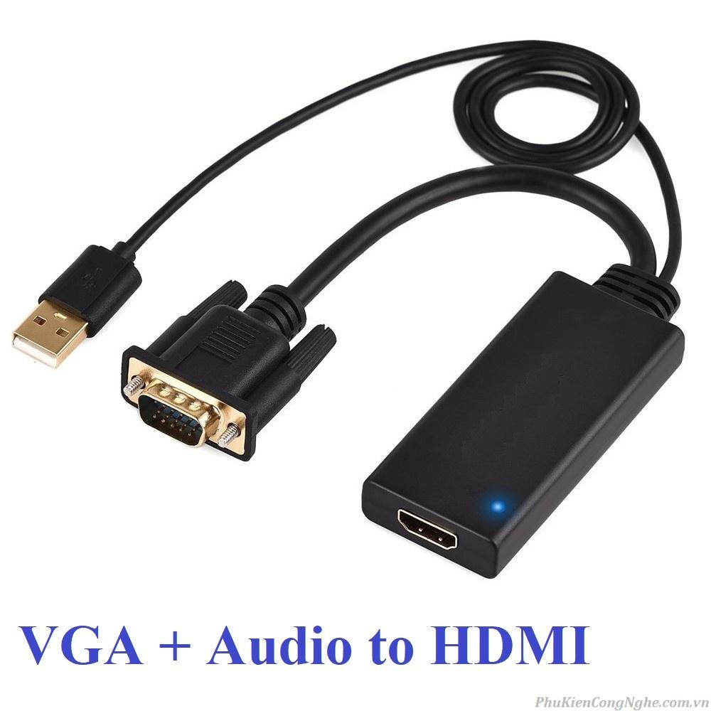 Cáp chuyển đổi vga to hdmi