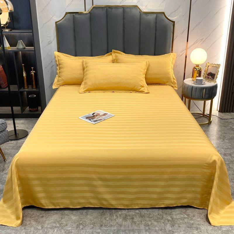 Sét ga gối cottong kẻ sọc cao cấp siêu mát,