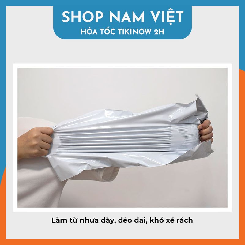 Túi PE Dán Niêm Phong Hàng Hóa, Siêu Dai, Bền Chắc (Cuộn 20 Túi)