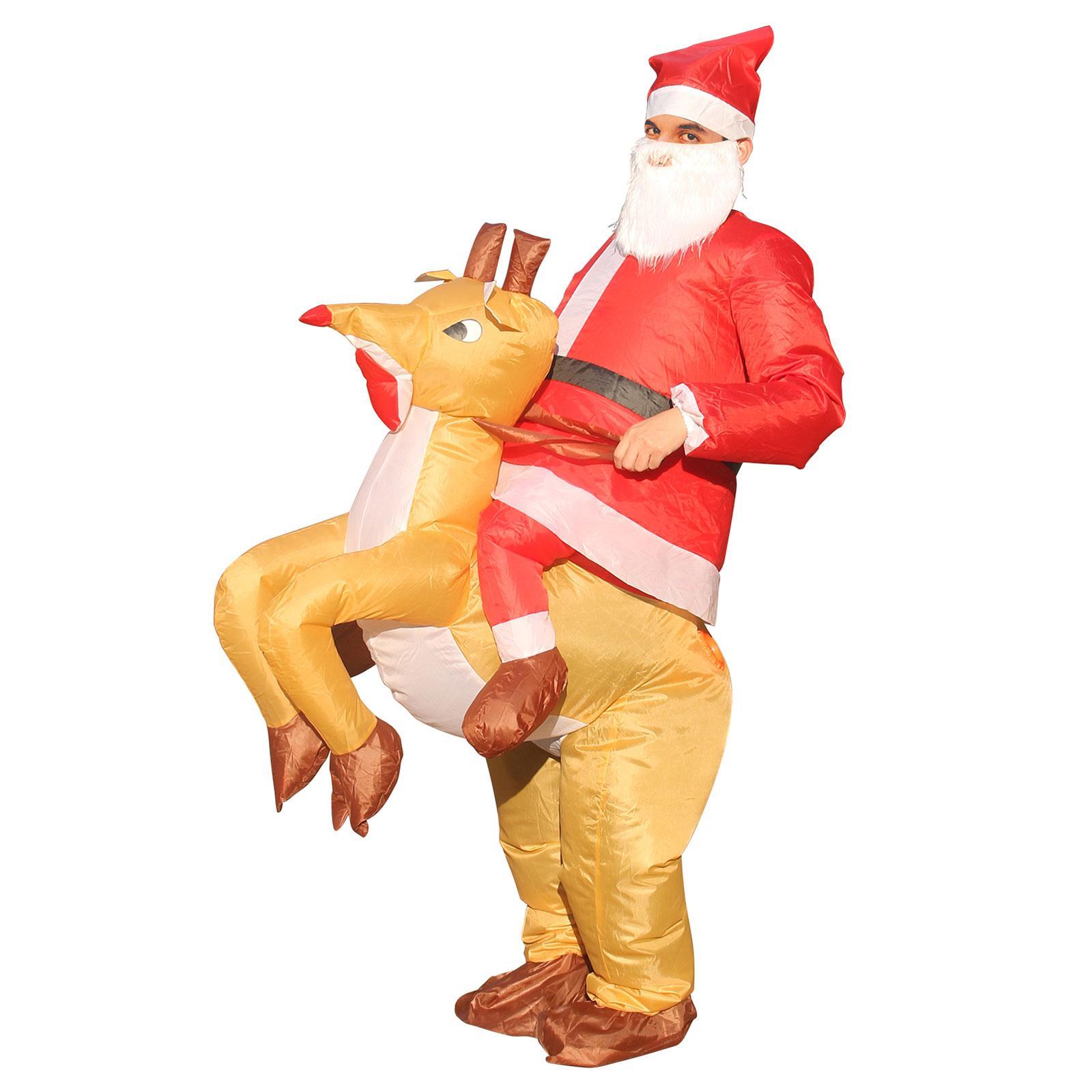 2x Inflatable Costume Fancy Dress Comfortable Cosplay for Holiday Party