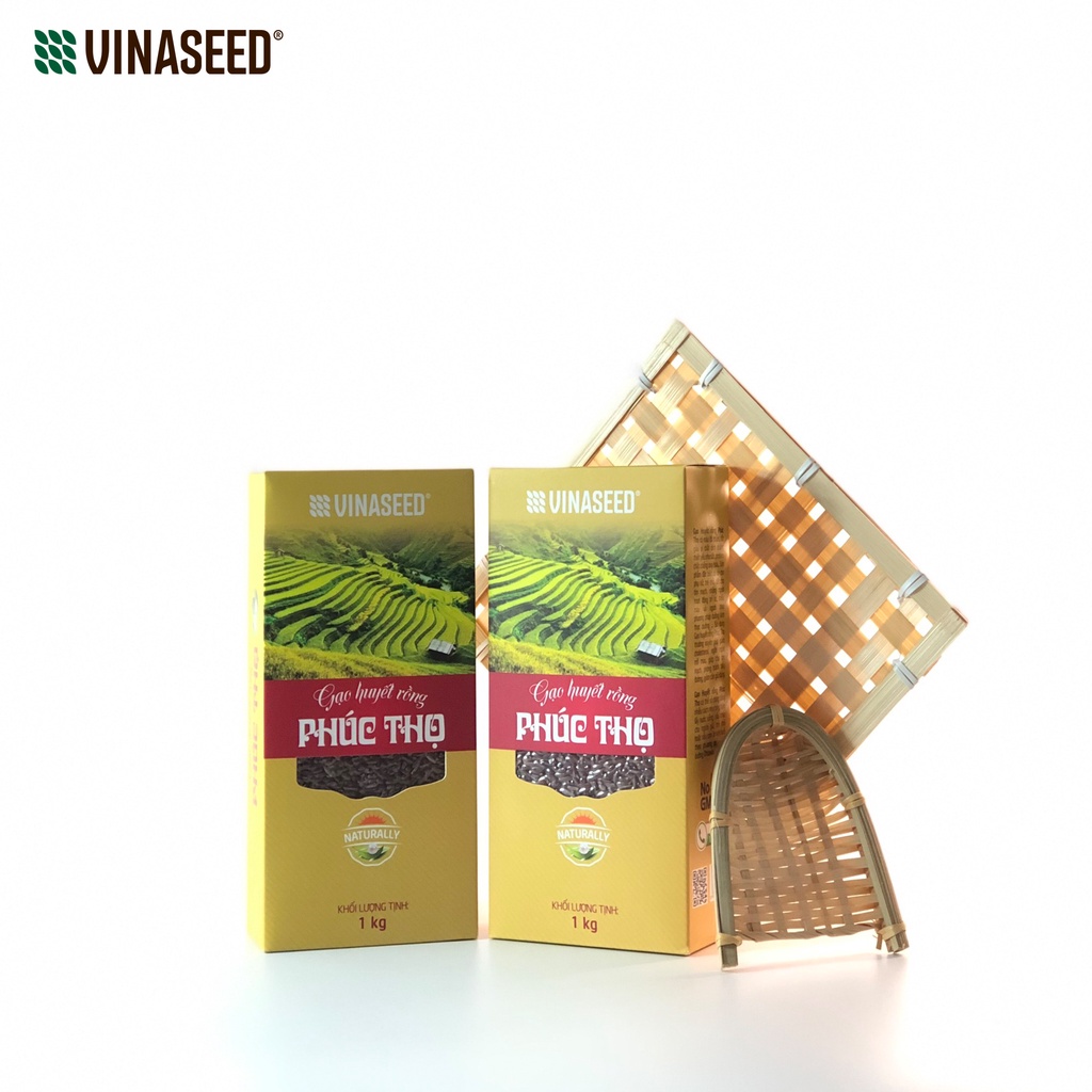 [Chính hãng] Gạo Lứt Huyết Rồng Phúc Thọ - Vinaseed (1kg)