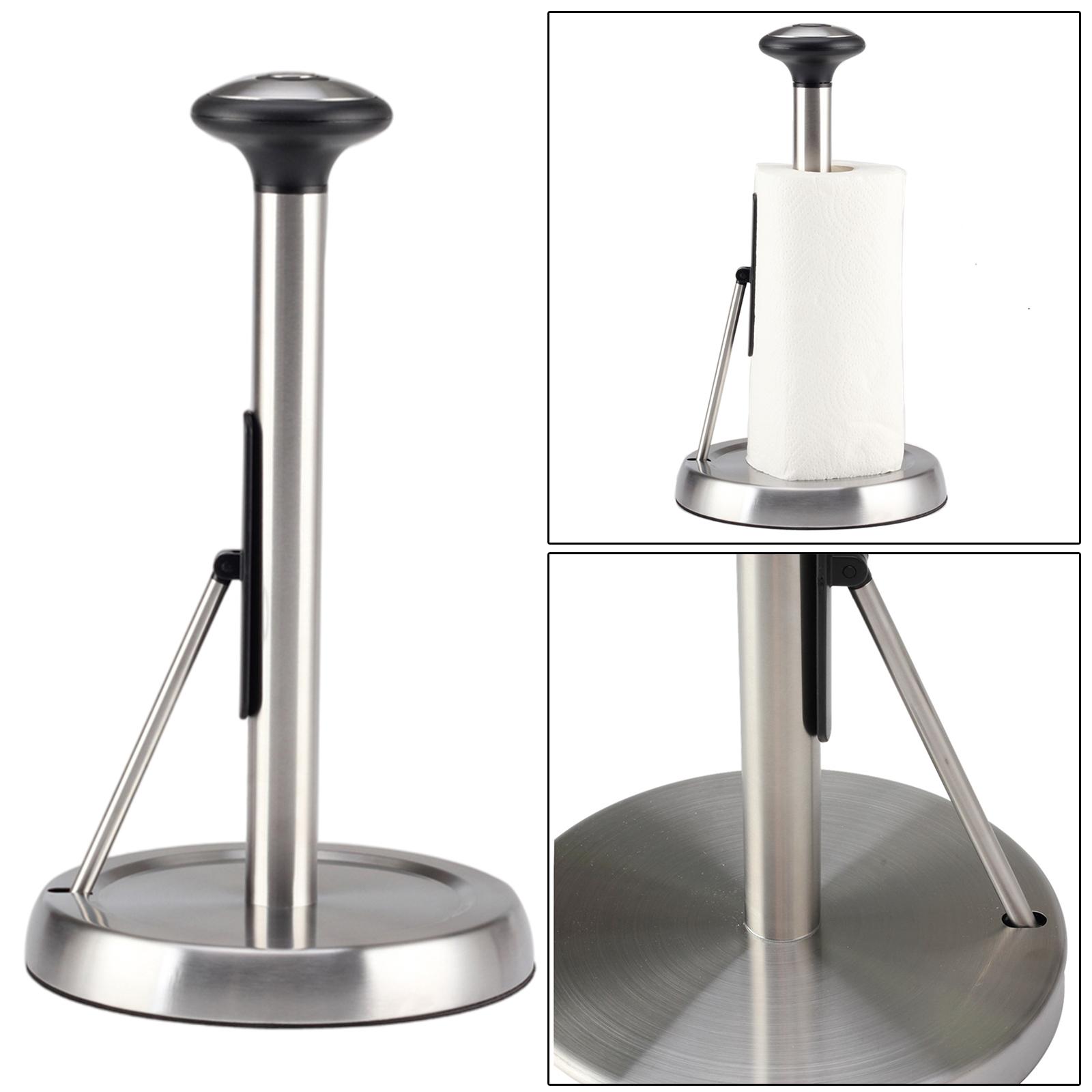 Paper Towel Holder Standing Stainless Steel Adjustable