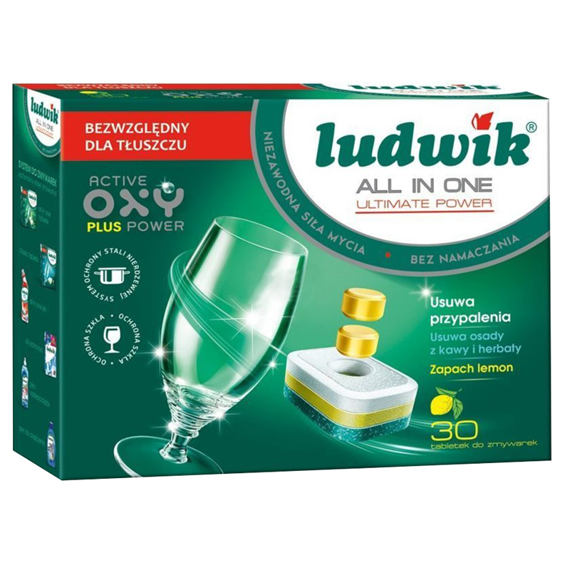 Viên Rửa Chén Bát Ludwik 30 viên - Dùng Cho Máy Rửa Bát