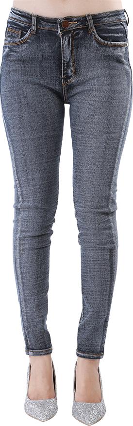 Quần Jeans Nữ Lưng Cao Trơn Jnt019 Size