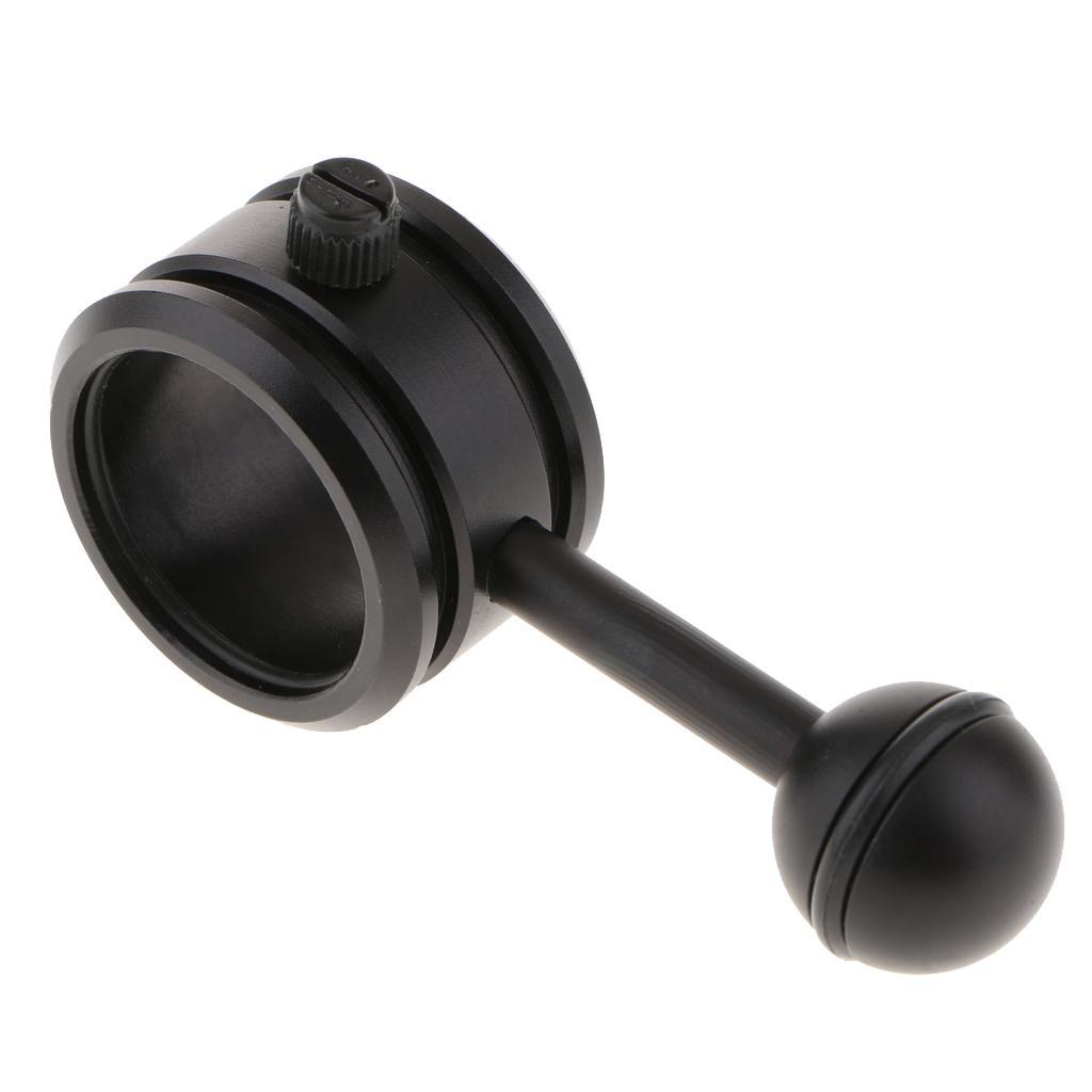Ball Mount Multifunction Clamp for Diving Underwater Photography Torch Black