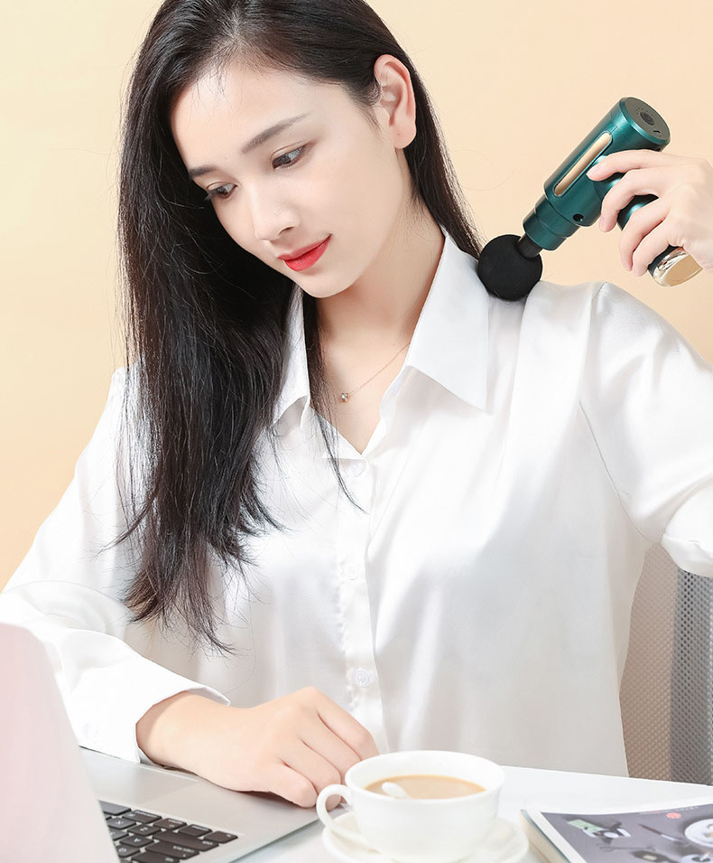 Máy Massage Cầm Tay Mini THAFA - 6 Cấp Độ, Hỗ Trợ Mát Xa Chuyên Sâu, Giảm Đau Cơ, Cứng Khớp - Quà Tặng Cho Sức Khỏe