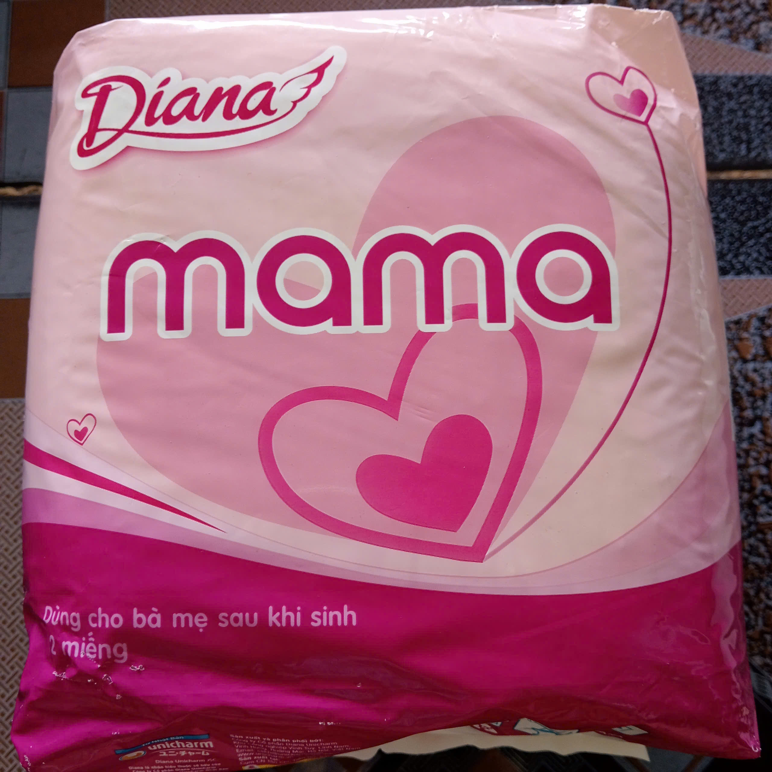 Combo 6 Gói Băng Vệ Sinh Diana Mama 12 miếng - HSD 2027
