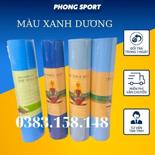 Thảm Tập Yoga 2 Lớp TPE Độ Dày Chuẩn 8mm , Thảm Tập Gym Chống Trơn Trượt Và Không Thấm Mồ Hôi Cao Cấp p8
