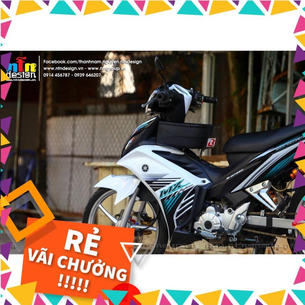 Tem Rời Exciter 135 Mẫu MX Xanh Trắng Đen