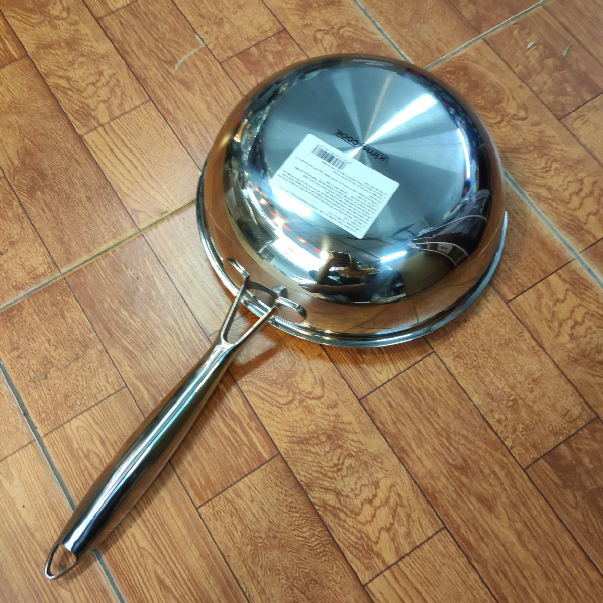 Chảo Inox 304 đúc liền chống dính Blackcube Hàn Quốc Make Up 22cm