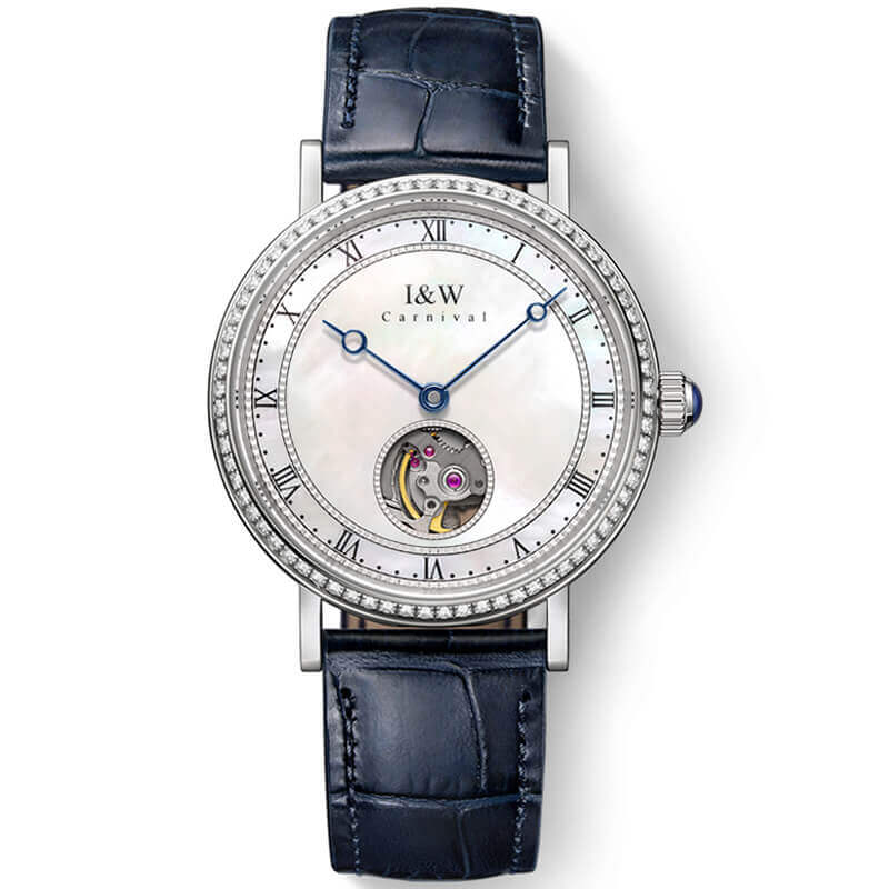Đồng hồ nam chính hãng IW CARNIVAL IW616G-1 Kính sapphire ,chống xước ,Chống nước 30m ,Bảo hành 24 tháng,Máy cơ ,dây da cao cấp, thiết kế đơn giản dễ đeo