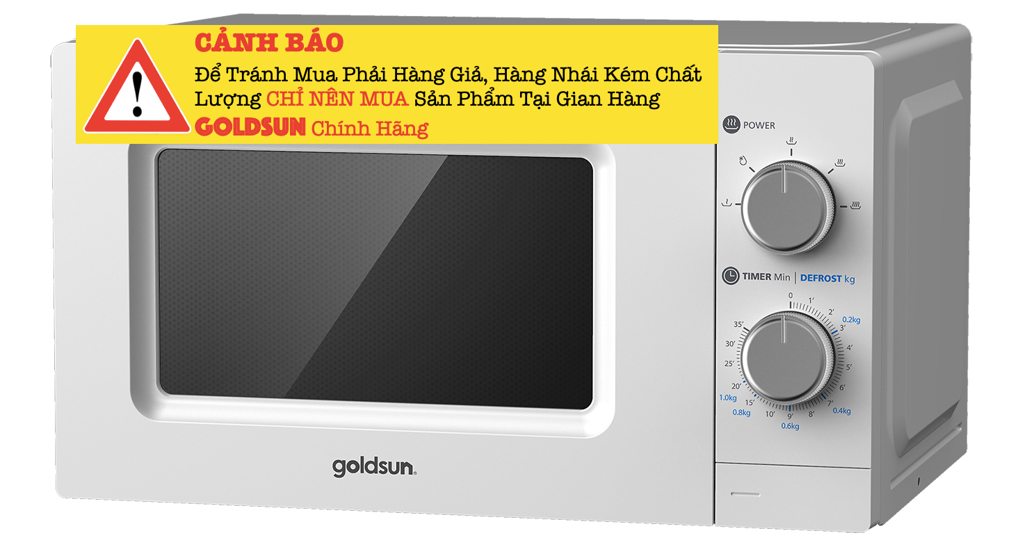 Lò Vi Sóng Cơ 20L Siêu Rẻ, Chất Lượng Tốt Goldsun CK1101- Hàng Chính Hãng