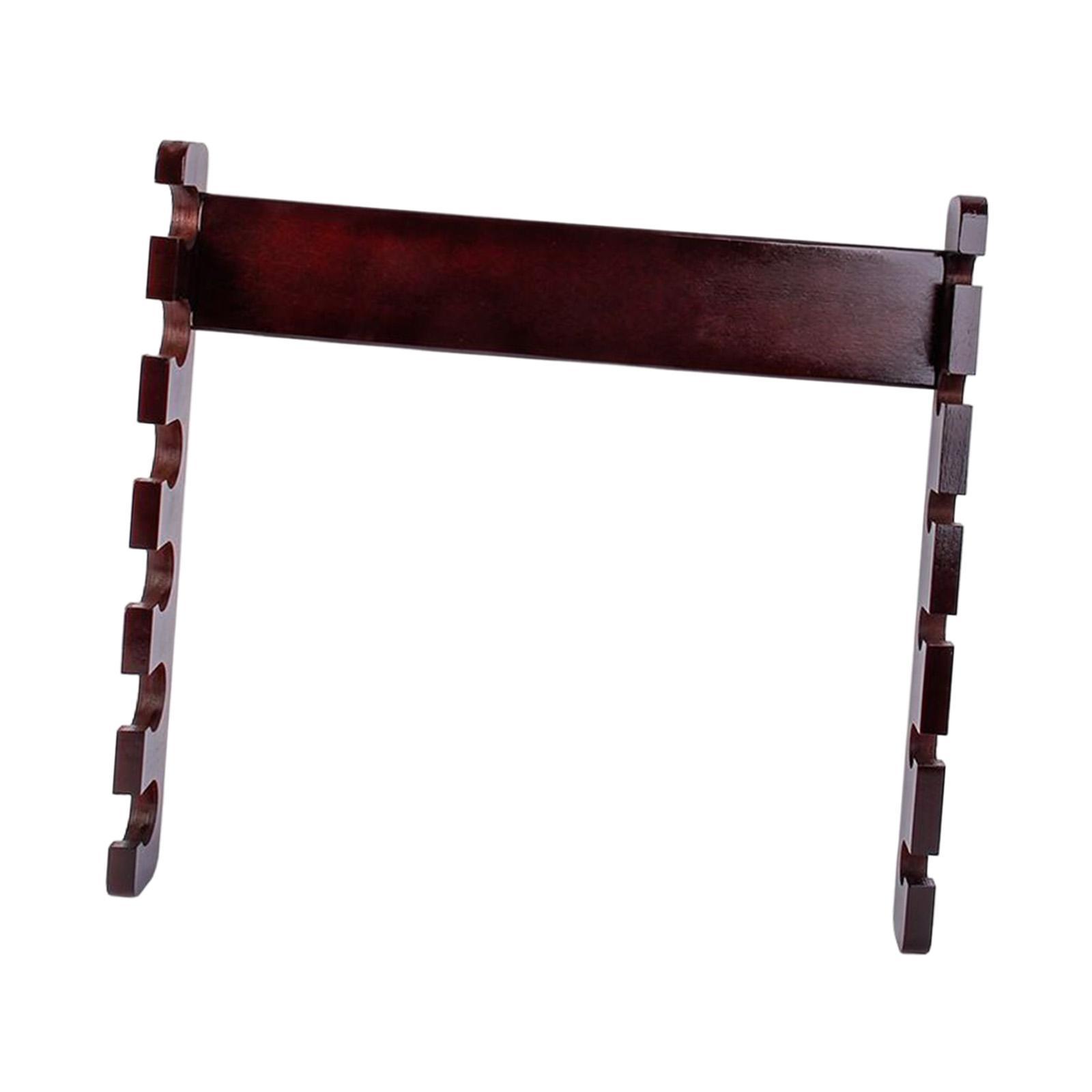 Fishing Rod Pole Holder, Fishing Rod Rack, Fishing Pole Wall Storage Stand, Wooden Fishing Rod Holder Holds 6 Rods Rod Storage Rack for Indoor