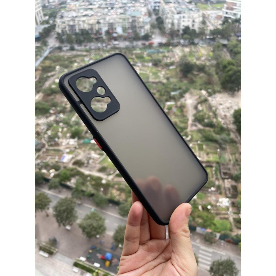 Ốp lưng nhám mờ cho Oppo GT Neo 2 viền dẻo đen bảo vệ camera