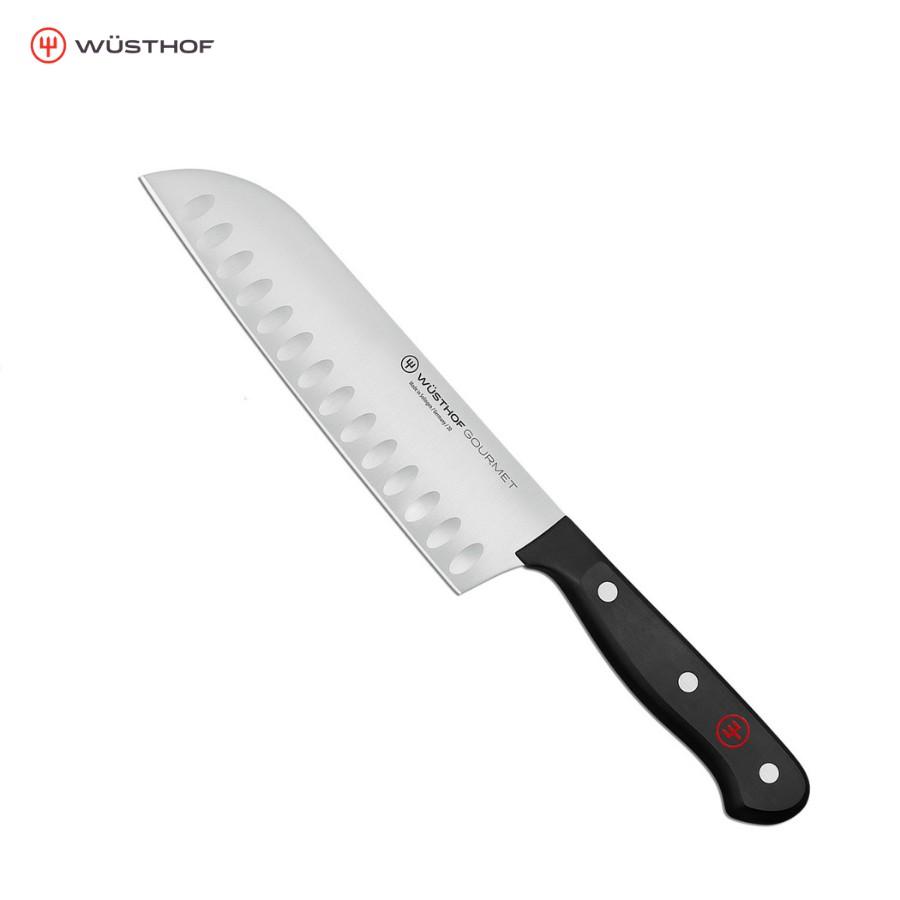 Dao Bếp Thép Không Gỉ Cao Cấp Gourmet Santoku 17cm WUSTHOF Solingen Đức