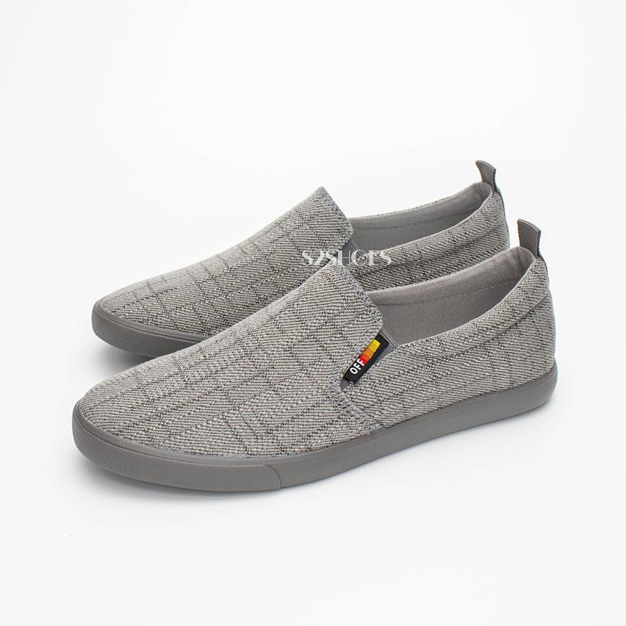 Giày lười nam - Slip on nam vải - Mã A6290