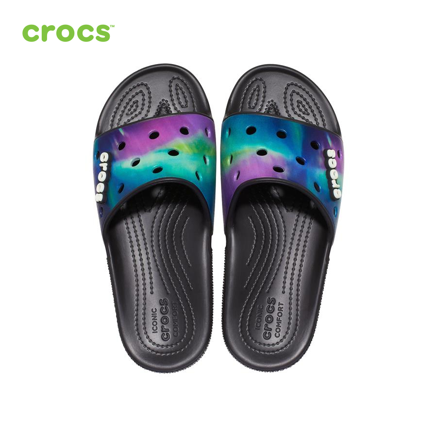 Dép quai ngang unisex Crocs FW Classic Slide U Out Of This World Mlti/Blk - 207308-988