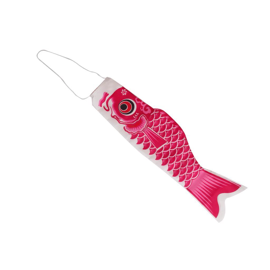 2x 40cm Japanese Carp Windsock Streamer Fish Flag Kite Nobori Koinobori