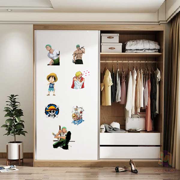 Miếng dán Stickers truyện One Piece