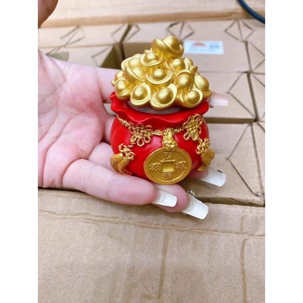 Hũ đựng muối gạo hũ thần tài hũ tài lộc trưng ban thờ