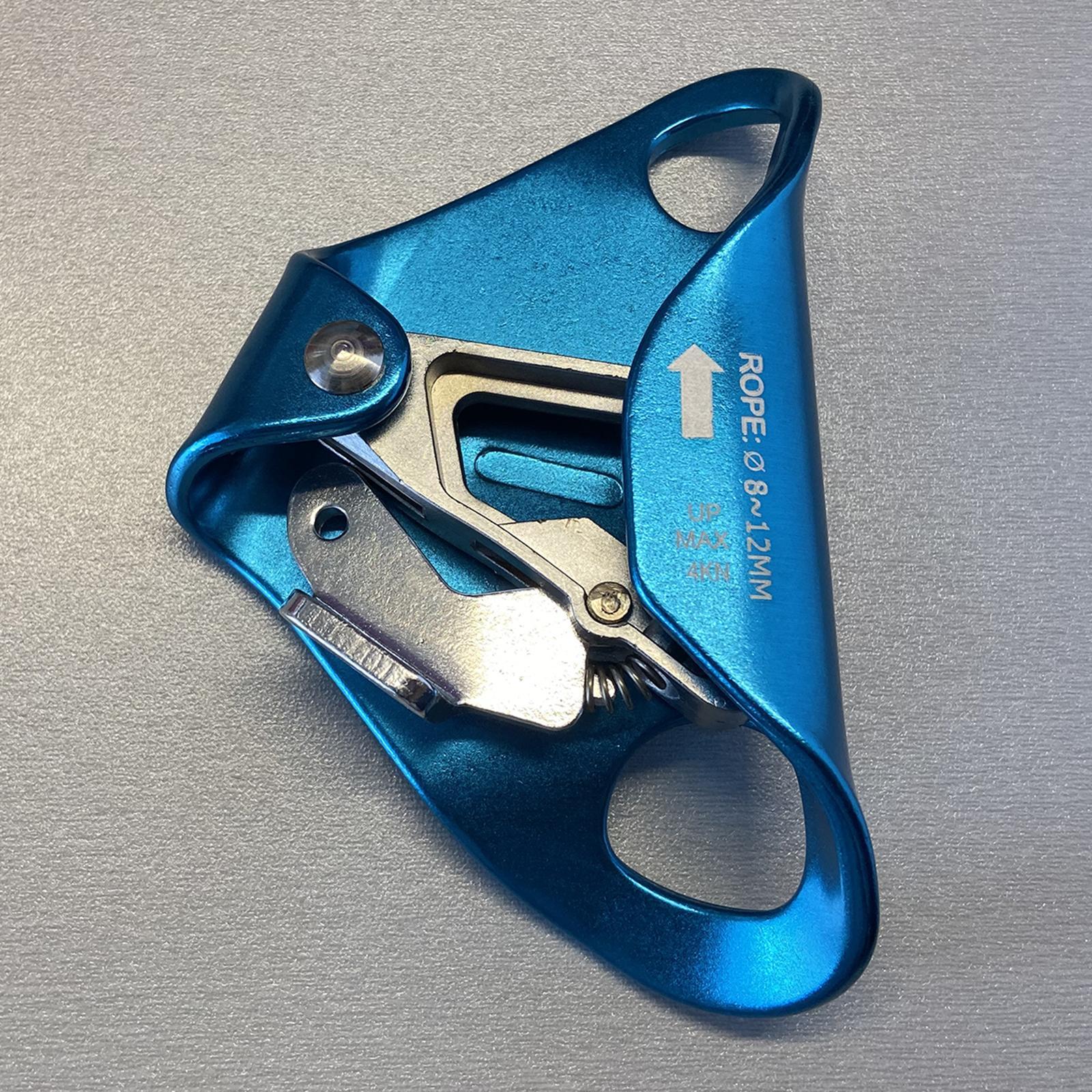 Rock Climbing Chest Ascender Hand Ascender Ascending Rigging Clamp Vertical Climbing Rope Protection for 8-12MM Rope, Outdoor Exploration