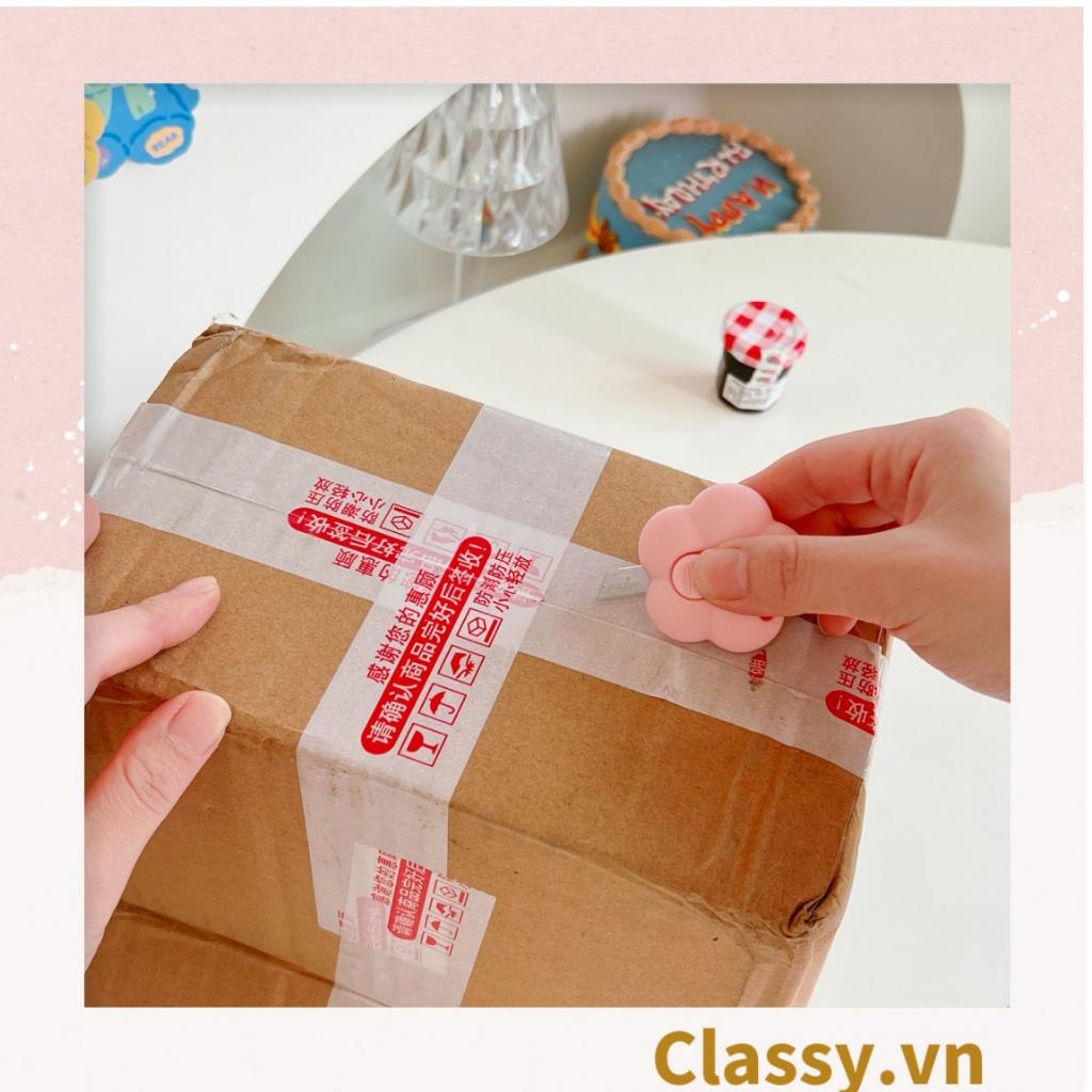 Dao rọc giấy Classy nhỏ gọn 5CM, hình bông hoa, con cún đáng yêu PK1227