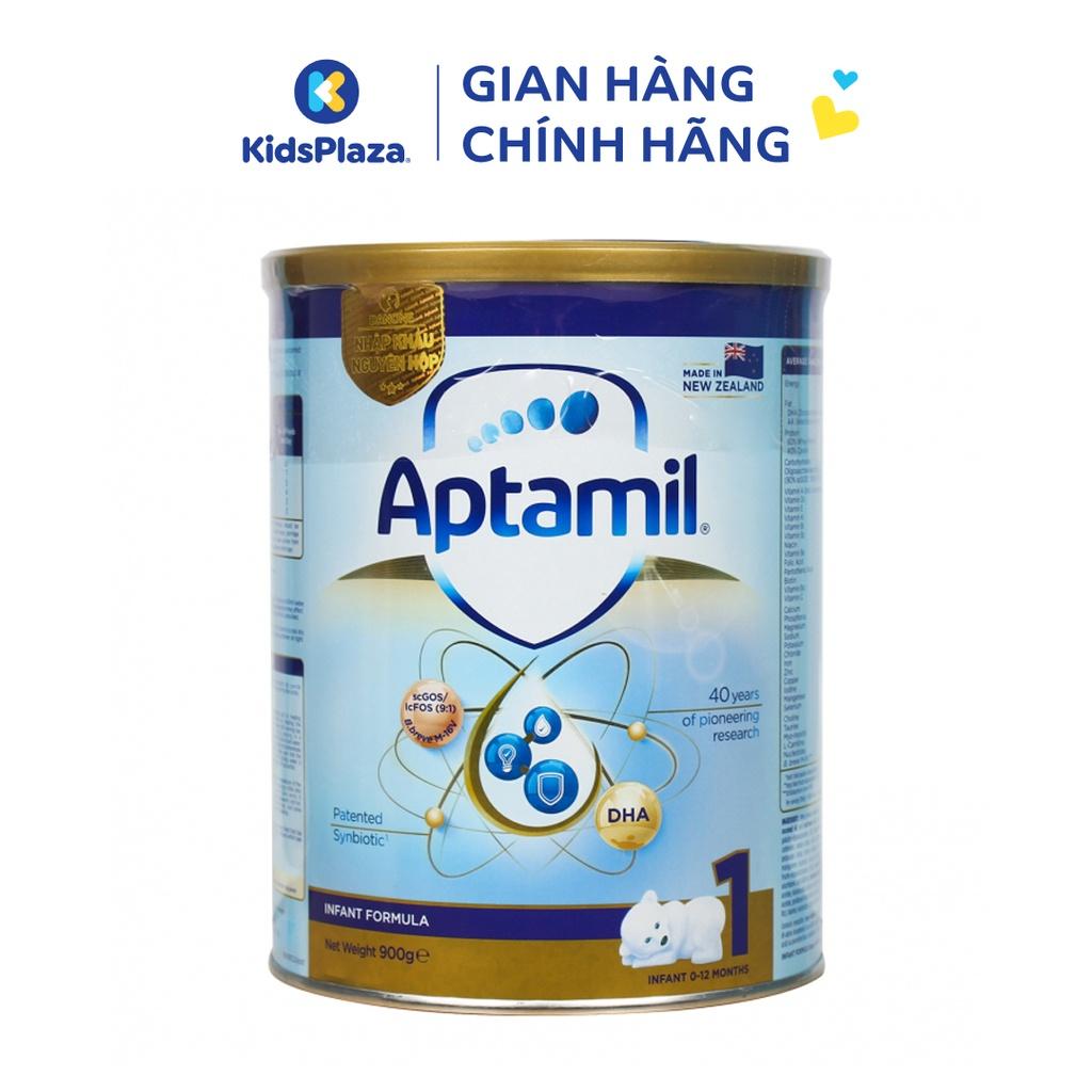 Sữa Aptamil New Zealand hộp 900gr số 1/2