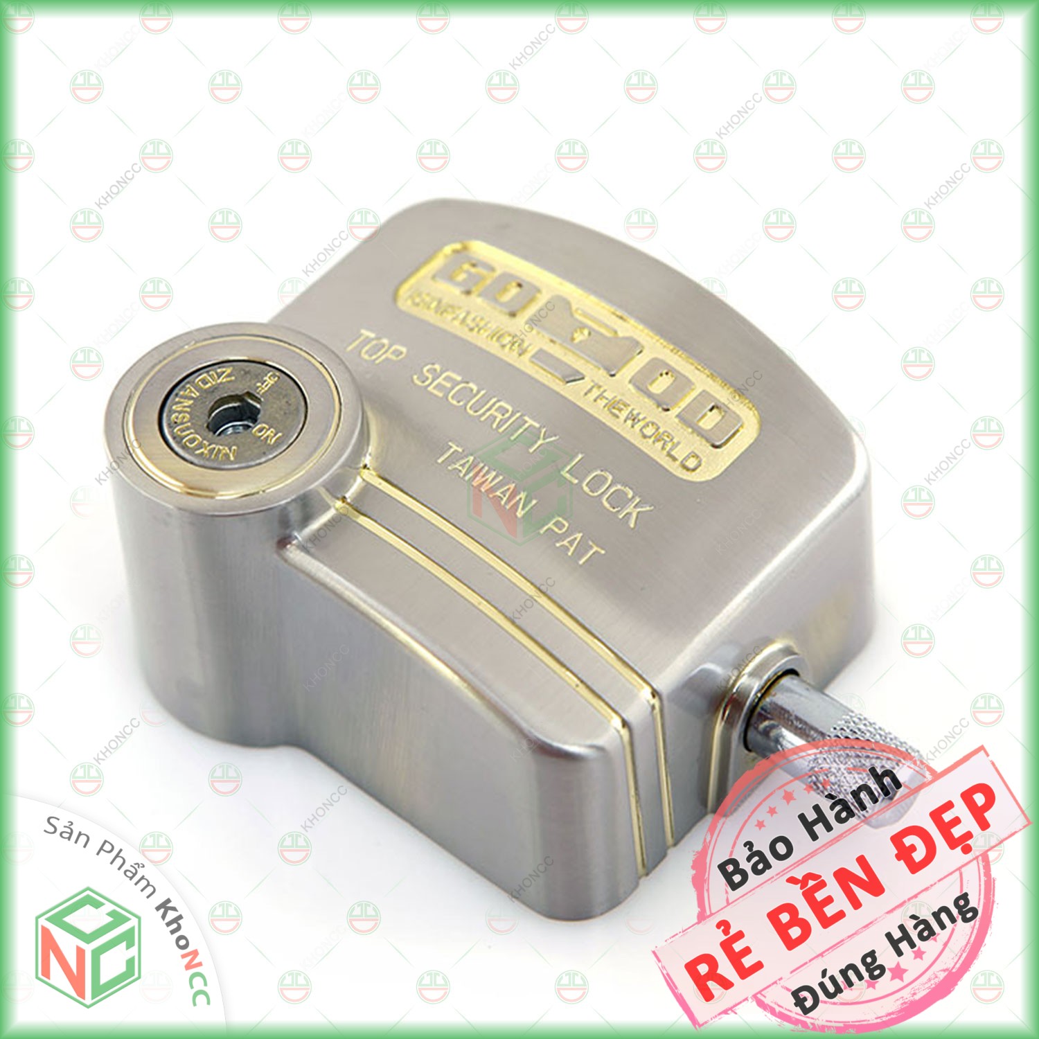[Loại Tốt] Ổ Khóa Cùm Chụp Chống Cắt KhoNCC Hàng Chính Hãng, Chống Nạy Bảo Vệ Nhà - Văn Phòng - Xưởng Kho Của Bạn - KPD-7826-KhoaPLCN - Ổ Khóa Chụp