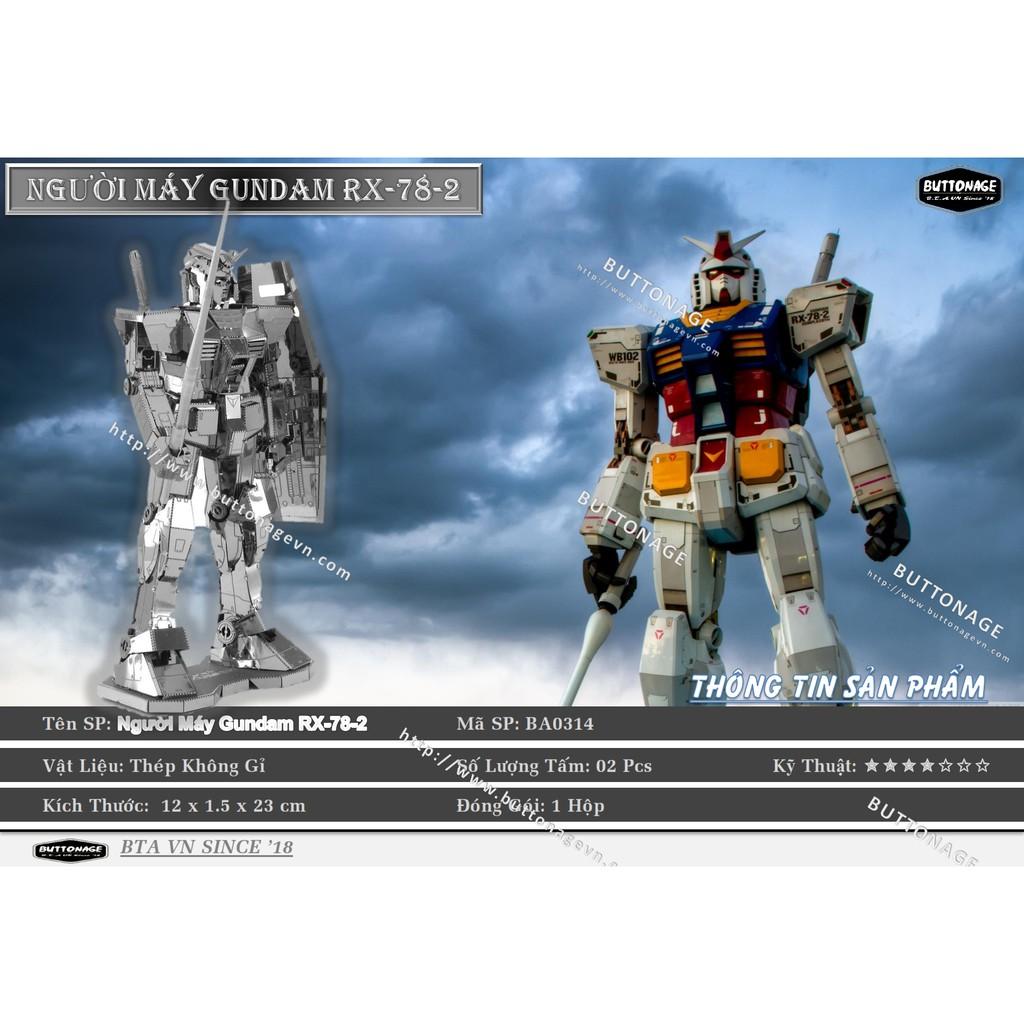 Mô Hình Lắp Ráp 3d Người Máy Gundam RX-78-2
