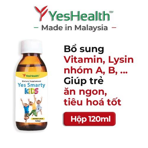 Siro ăn ngủ ngon cho trẻ Yeshealth Yes Smarty Kids giúp bổ sung dưỡng chất giúp bé tăng cường tiêu hóa và sức đề kháng