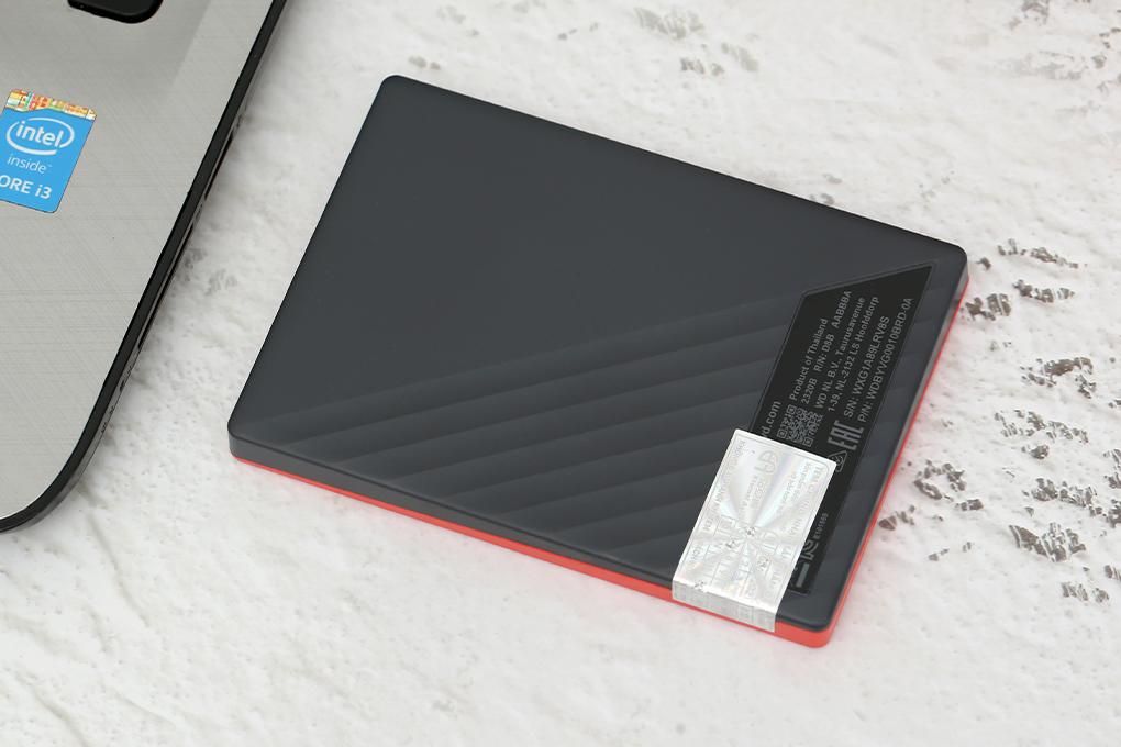 Ổ cứng HDD 1TB WD My Passport G0010BRD Đỏ - Hàng chính hãng