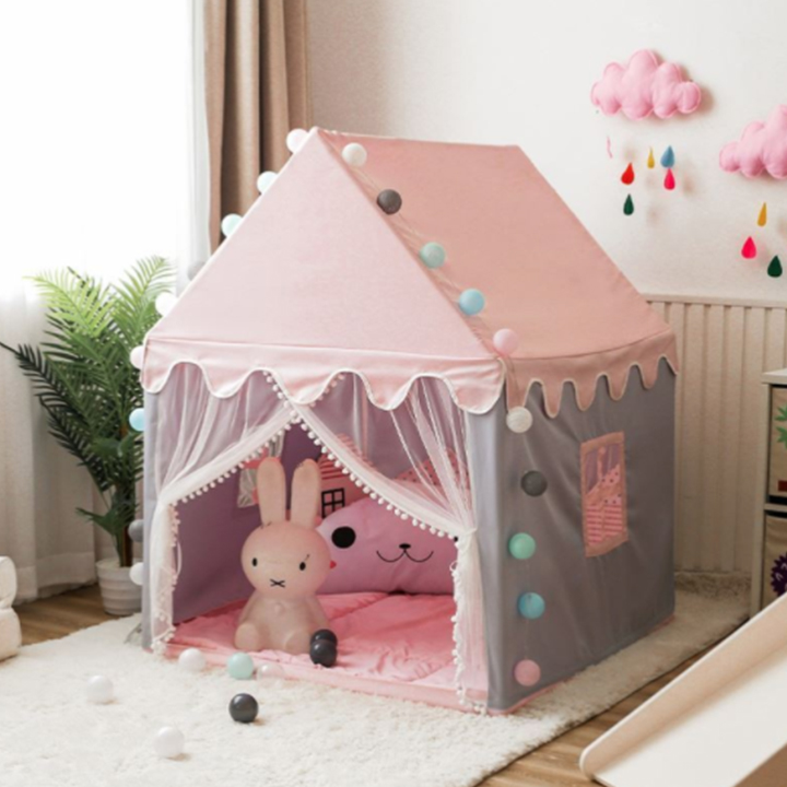 [Lều cho bé] Lều công chúa mẫu lớn s5 thiết kế hiện đại &lt;sẵn hàng
