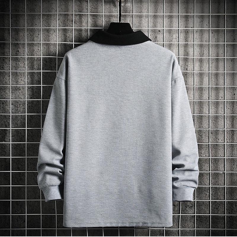 Áo Nỉ Nam Thu Đông Dài Tay Cổ Polo Dáng Rộng Phong Cách Hàn Quốc Thời Trang Zenkonu TOP NAM 248