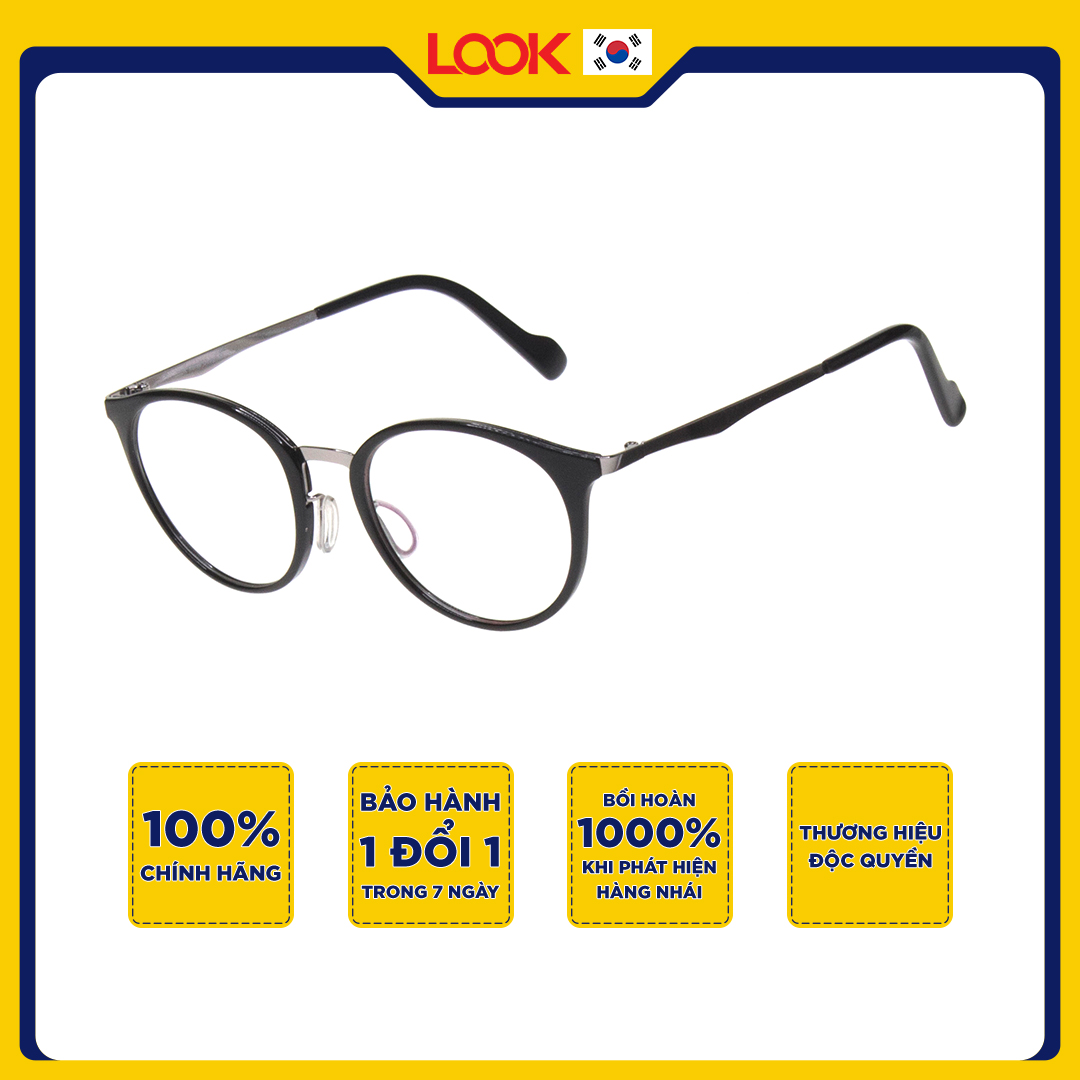 Gọng Kính Cận Nam Nữ LOOK LK835274UF Nhựa TR90 Kiểu Oval Nguyên Khung - Hàng Chính Hãng