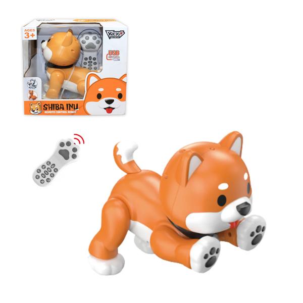 Đồ Chơi Robot Chú Chó Shiba Năng Động Có Điều Khiển - Vecto VTK47/BR - Màu Nâu