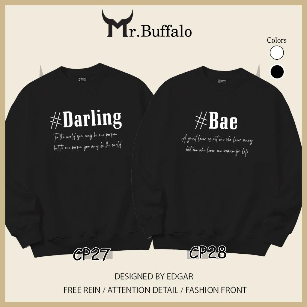 Áo Cặp Đôi Sweater form rộng darling bae Mr.buffa