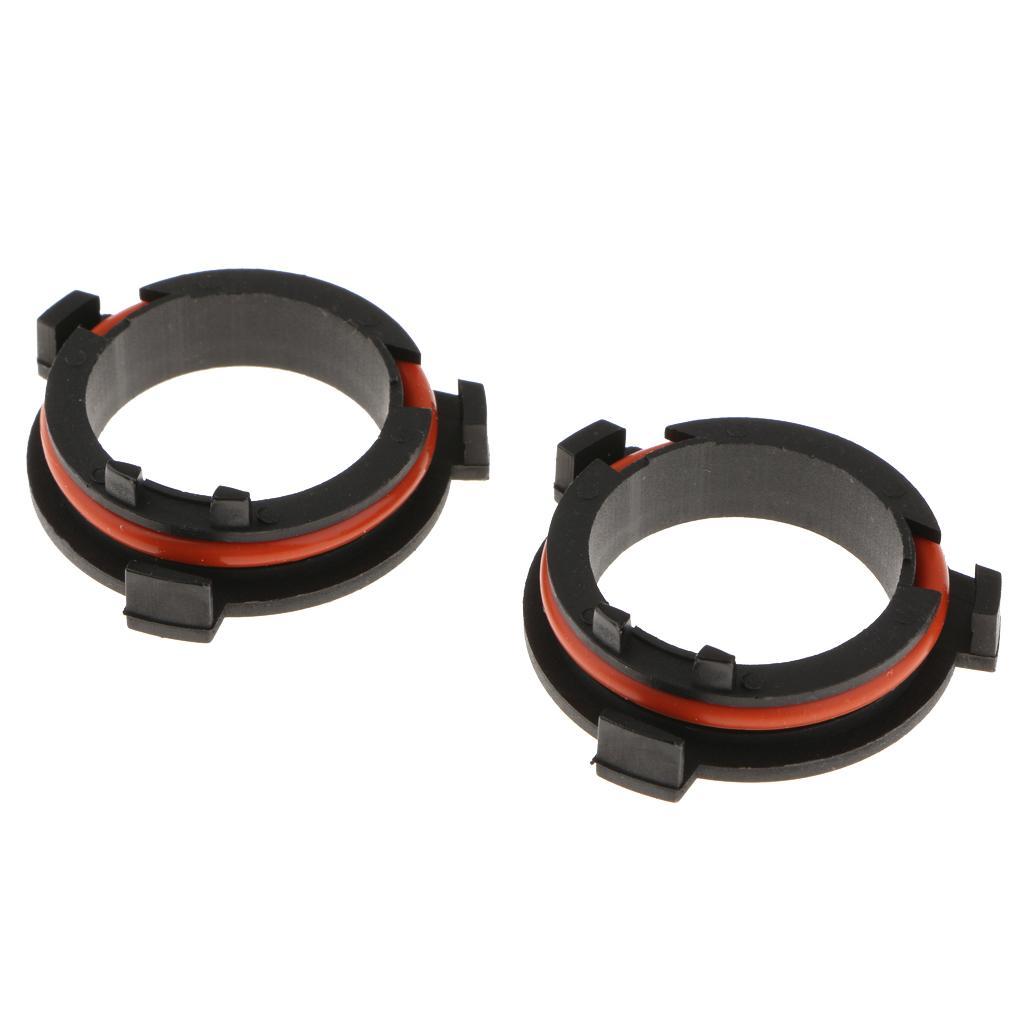 2 Pair H7 LED Bulb Headlight Holder Conversion For Opel Vauxhall Astra