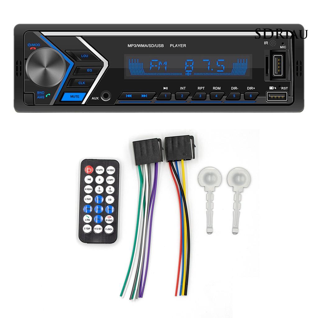 Máy Nghe Nhạc Mp3 Kết Nối Bluetooth 12v Trên Xe Hơi Kèm Phụ Kiện