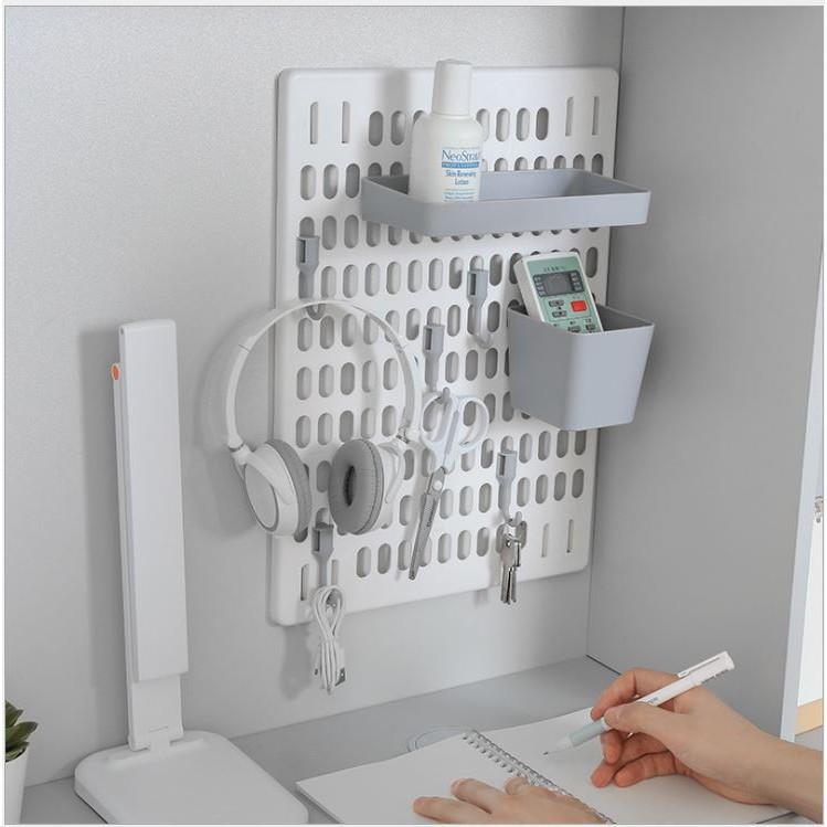 Pegboard lớn bảng treo tường trang trí bàn làm việc thêm gọn gàng, kệ dán tường nhà bếp, phòng khách decor