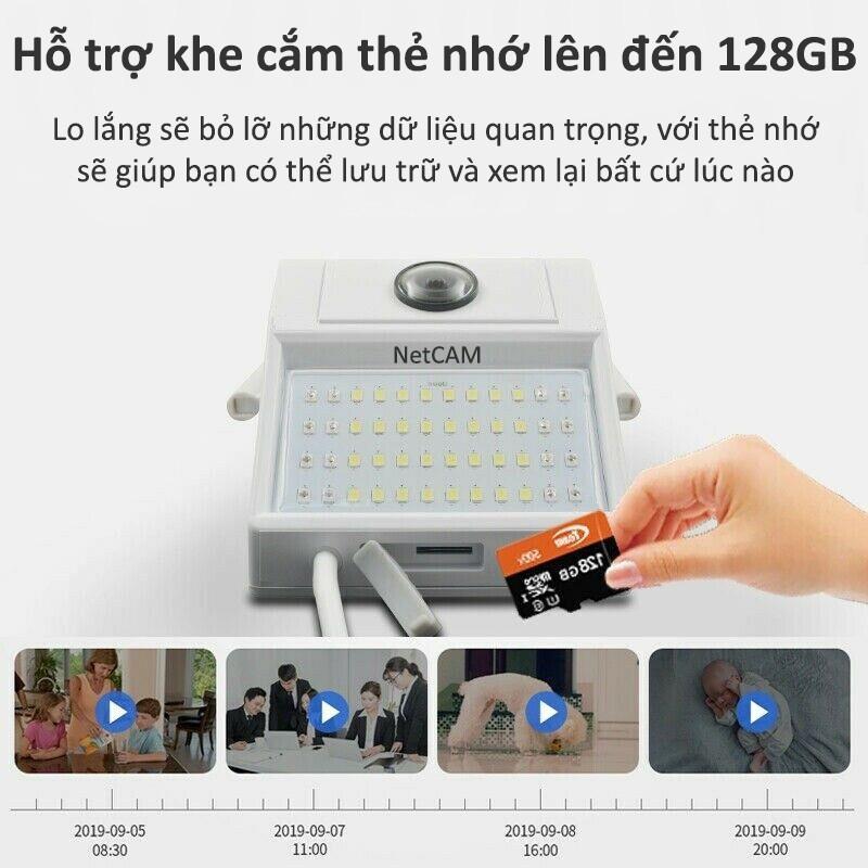 Camera IP Wifi NetCAM WL90 1080P góc quan sát góc rộng 90 độ, Đàm thoại 2 chiều, Cảnh báo chuyển động - Hàng chính hãng