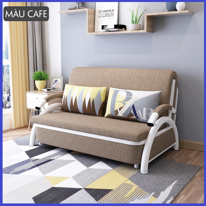 Giường Sofa Đa Năng Gấp Gọn Thành Ghế Sofa, Ghế Sofa Giường Thông Minh. Phong Cách Hàn Quốc