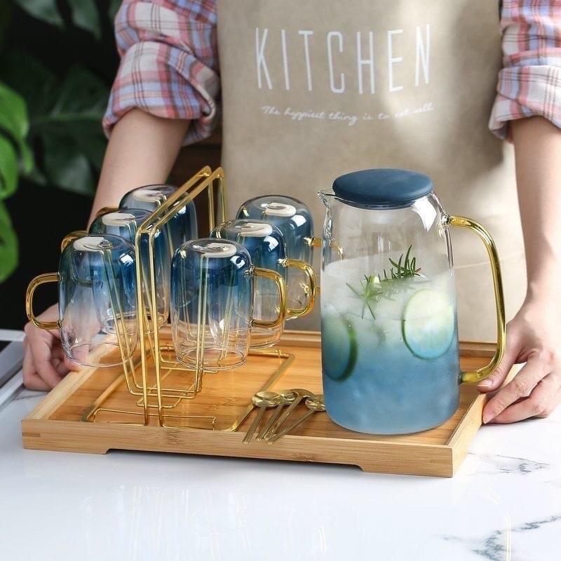 Giá úp ly cốc, Khay úp ly cốc chén mạ vàng tĩnh điện