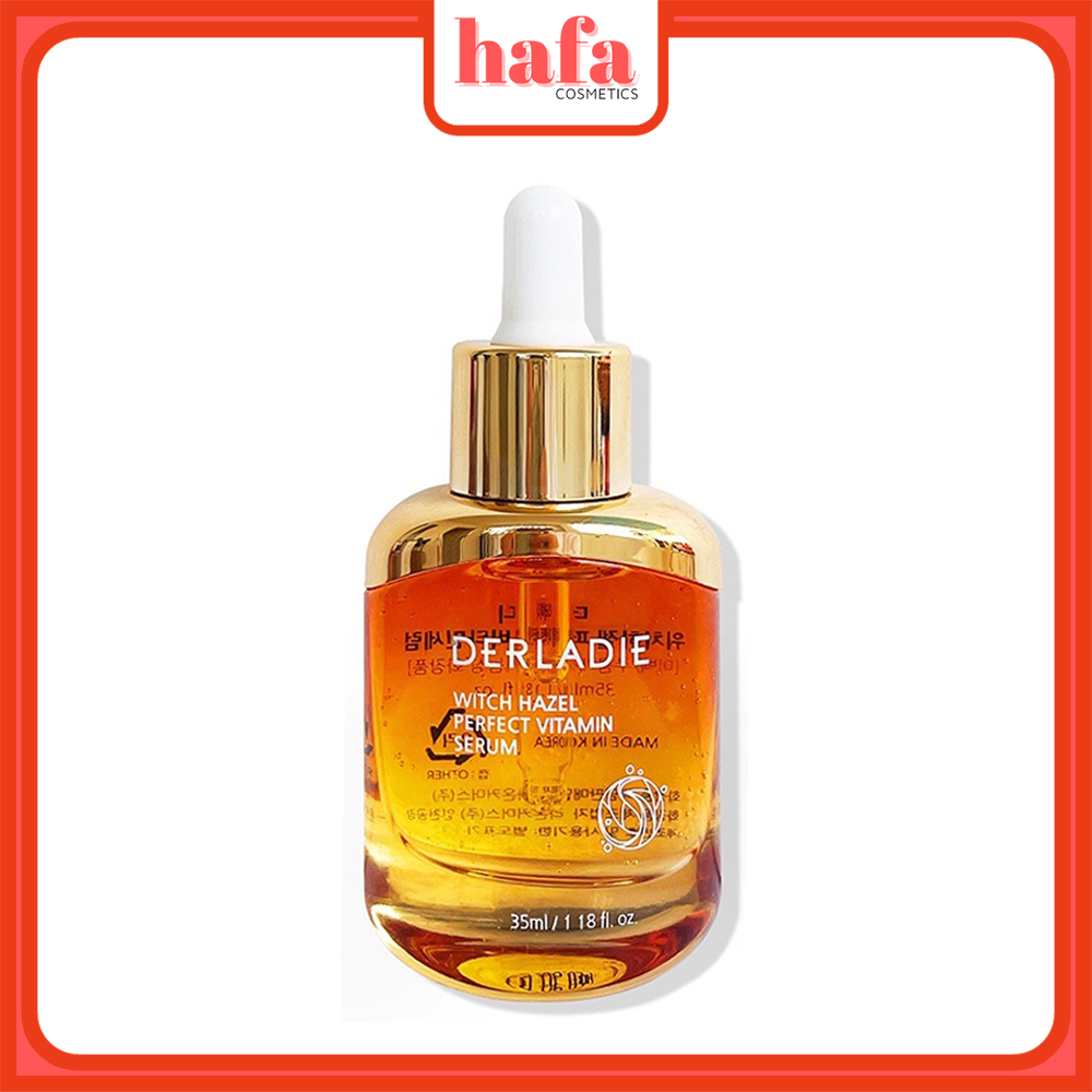 Tinh chất dành cho da mụn và sẹo rỗ , sáng da , ngừa thâm Derladie Witch Hazel Perfect Vitamin Serum  35ml