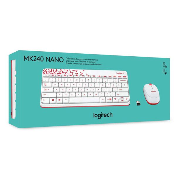 Bộ bàn phím và chuột không dây LogitechMk240 nano