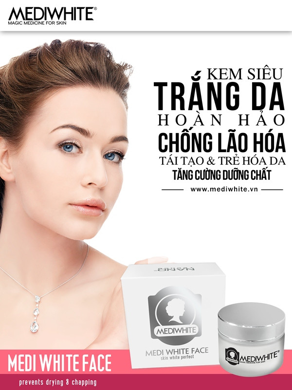 Kem làm trắng da mặt Medi White Face